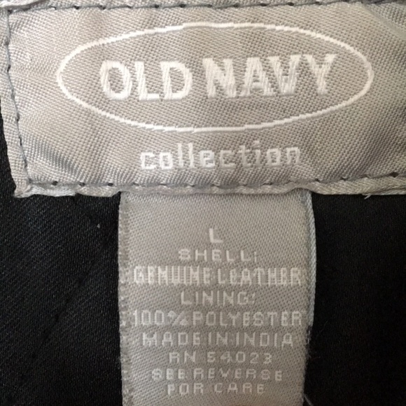 Old Navy Collection Genuine Leather Jacket - Large - Picture 2 of 4
